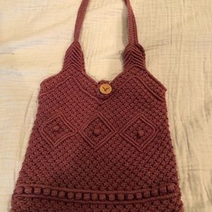 American Eagle Macrame Shoulder Bag